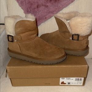UGG Women's Tan Suede Winter Boots
